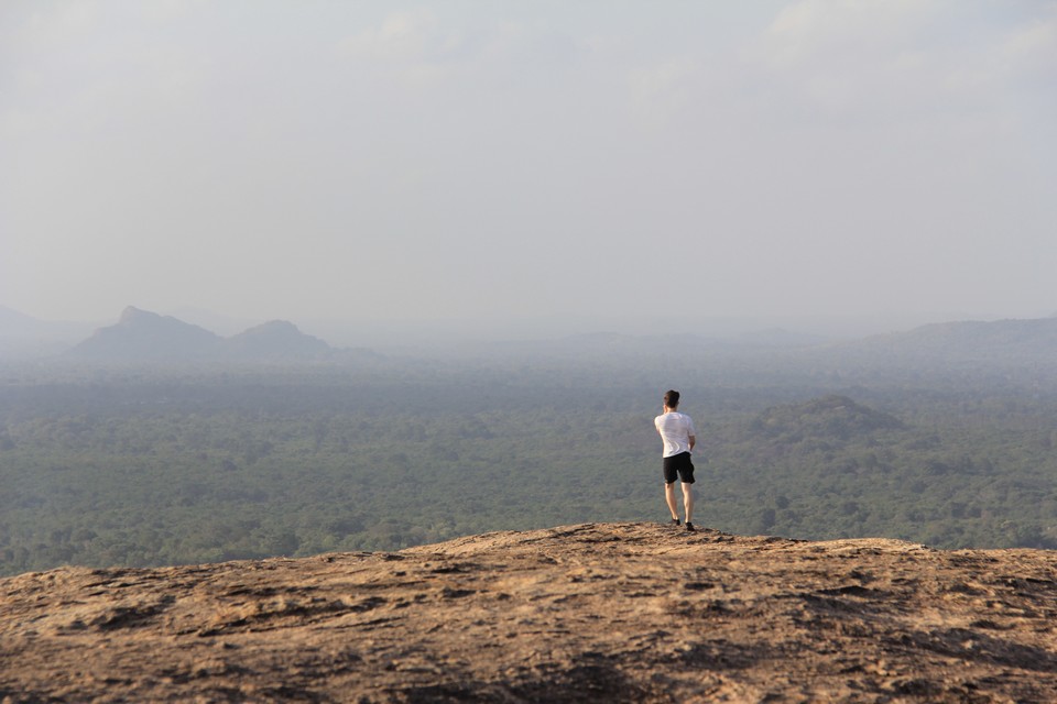 Au sommet de Sigiriya
